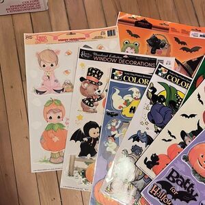 Halloween Window Decoration Cling Bundle